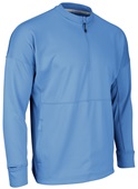 Champro Lineup Fleece Men's 1/4 Zip Crew FLC4 LIGHT BLUE Pocket