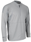 Champro Lineup Fleece Men's 1/4 Zip Crew FLC4 SILVER Pocket