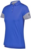 Womens 3-Button Polo Shirt (Black,Forest,Maroon,Navy,Royal,Stealth,Red,White) ROYAL/STEEL Pocket