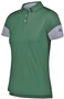 Womens 3-Button Polo Shirt (Black,Forest,Maroon,Navy,Royal,Stealth,Red,White) DARK GREEN/STEEL Pocket