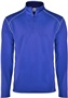 Youth 1/4 Zip Sports Jacket (Black,Graphite,Navy,Red,Royal,SIlver,White) RY/SI - ROYAL/SILVER Pocket