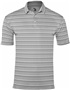 Adult Horizontal Stripe Polo Shirt (Silver,Red,Royal,Navy,Graphite,Black) GRST - GRAPHITE STRIPE Pocket