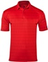 Adult Horizontal Stripe Polo Shirt (Silver,Red,Royal,Navy,Graphite,Black) RDST - RED STRIPE Pocket