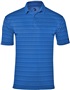 Adult Horizontal Stripe Polo Shirt (Silver,Red,Royal,Navy,Graphite,Black) RYST - ROYAL STRIPE Pocket