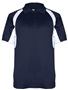 Mens Vented Polo Shirt (Black,Forest,Maroon,Navy,Red,Royal) NY/WH - NAVY/WHITE Pocket