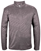 Adult Line Embossed 1/4 Zip Jacket (Black,Graphite,Navy,Red,Royal) GRLE - GRAPHITE LINE EMBOSSED Pocket
