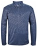Adult Line Embossed 1/4 Zip Jacket (Black,Graphite,Navy,Red,Royal) NYLE - NAVY LINE EMBOSSED Pocket