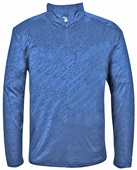 Adult Line Embossed 1/4 Zip Jacket (Black,Graphite,Navy,Red,Royal) RYLE - ROYAL LINE EMBOSSED Pocket