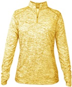 Womens 1/4 Zip Jacket GDBL - GOLD BLEND Pocket