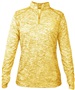 Womens 1/4 Zip Jacket GDBL - GOLD BLEND Pocket