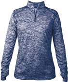 Womens 1/4 Zip Jacket  NYBL - NAVY BLEND Pocket
