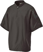 Youth Aero-Tec 2-Color, Pocketed, Short Sleeve Pullover Jacket BLACK/BLACK Pocket