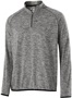Womens 1/4 Zip Heather Pullover Top (Black,Yellow,Lime,navy,Orange,Pink,Purple,Royal,Red) CARBON HEATHER/BLACK Pocket