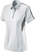 Snag Resistant Womens Polo Shirt (Black,Cardinal,Forest,Graphite,Kelly,Navy,Orange,Purple,Red.White WHITE/GRAPHITE Pocket