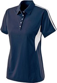 Snag Resistant Womens Polo Shirt (Black,Cardinal,Forest,Graphite,Kelly,Navy,Orange,Purple,Red.White NAVY/WHITE Pocket