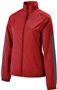 Womens Full Zip, Lightweight, Bottom Drawcord Jacket SCARLET/CARBON Pocket
