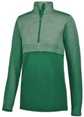 Womens Half-Zip Heather Pullover (Black,Forest,Maroon,Navy,Royal,Red,Silver) FOREST HEATHER/FOREST Pocket