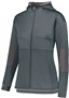 Womens Full Zip, Pocketed Hooded Jacket (Black,Graphite,Navy,Royal,Red,White) GRAPHITE/CARBON Pocket