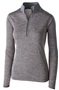 Womens 1/2 Zip Heather Pullover Jacket (18-Colors) GRAPHITE HEATHER/ GRAPHITE Pocket