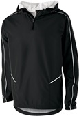 Adult Youth Front Pockets, Pullover Hoodie Jacket (Black,Carbon,Maroon,Navy,Royal,Red) BLACK/WHITE Pocket