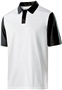  Adult 3-Button Heathered Polo Shirt (White w/Athletic,Black,Cardinal,Navy,Orange,Red) WHITE/BLACK HEATHER Pocket