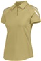 Womens 2-Snap Tagless Polo (Black,Carbon,Forest,Kelly,Gold,Maroon,Navy,Orange,Royal,Red,White) VEGAS GOLD Pocket