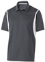 Adult Polo Shirt (Black,Carbon,Forest,Kelly,Maroon,Navy,Orange,Purple,Royal,Red,White) CARBON/ WHITE Pocket