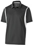 Adult Polo Shirt (Black,Carbon,Forest,Kelly,Maroon,Navy,Orange,Purple,Royal,Red,White) BLACK/ WHITE Pocket