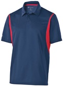 Adult Polo Shirt (Black,Carbon,Forest,Kelly,Maroon,Navy,Orange,Purple,Royal,Red,White) NAVY/ SCARLET Pocket