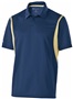 Adult Polo Shirt (Black,Carbon,Forest,Kelly,Maroon,Navy,Orange,Purple,Royal,Red,White) NAVY/ VEGAS GOLD Pocket