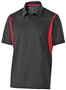 Adult Polo Shirt (Black,Carbon,Forest,Kelly,Maroon,Navy,Orange,Purple,Royal,Red,White) BLACK/ SCARLET Pocket