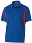 Adult Polo Shirt (Black,Carbon,Forest,Kelly,Maroon,Navy,Orange,Purple,Royal,Red,White) ROYAL/ SCARLET Pocket