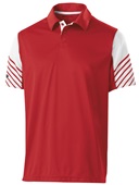 Holloway Adult Arc Polo 222548 SCARLET/ WHITE Pocket