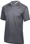 Adult, Side Vented, Low Profile Rib Collar, 50+UPF Polo Shirt CARBON/WHITE Pocket