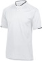 Adult, Side Vented, Low Profile Rib Collar, 50+UPF Polo Shirt WHITE/CARBON Pocket