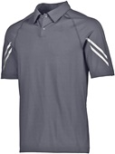 Adult 2-Snap Polo Shirt (Black,Carbon,Forest,Kelly,Gold,Maroon,Navy,Orange,Royal,Red,White) CARBON Pocket