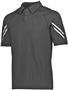  Adult 2-Snap Polo Shirt (Black,Carbon,Forest,Kelly,Gold,Maroon,Navy,Orange,Royal,Red,White) BLACK Pocket