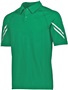  Adult 2-Snap Polo Shirt (Black,Carbon,Forest,Kelly,Gold,Maroon,Navy,Orange,Royal,Red,White) KELLY Pocket