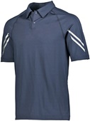  Adult 2-Snap Polo Shirt (Black,Carbon,Forest,Kelly,Gold,Maroon,Navy,Orange,Royal,Red,White) NAVY Pocket