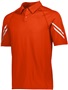  Adult 2-Snap Polo Shirt (Black,Carbon,Forest,Kelly,Gold,Maroon,Navy,Orange,Royal,Red,White) ORANGE Pocket
