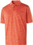  Adult Heather Polo Shirt (Forest,Graphite,Royal,Orange) ORANGE HEATHER Pocket