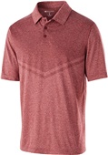 Adult Dry Toinal Heather Polo Shirt CARDINAL HEATHER Pocket