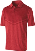 Adult Dry Toinal Heather Polo Shirt SCARLET HEATHER Pocket