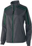 Womens 2-Color, Dropped Tail, Duel Inside Pockets Lightweight Jacket CARBON PRINT/FOREST Pocket