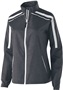 Womens 2-Color, Dropped Tail, Duel Inside Pockets Lightweight Jacket CARBON PRINT/WHITE Pocket