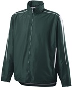  Adult Youth Pocketed Full Zip Hooded Jacket (Black,Forest,Maroon,Navy,Royal) DARK GREEN/WHITE Pocket