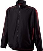  Adult Youth Pocketed Full Zip Hooded Jacket (AS, YS -Navy), (YXL -Maroon) BLACK/SCARLET Pocket