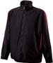 Adult Youth Pocketed Full Zip Hooded Jacket (Black,Forest,Maroon,Navy,Royal) BLACK/SCARLET Pocket