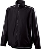Adult Youth Pocketed Full Zip Hooded Jacket (Black,Forest,Maroon,Navy,Royal) BLACK/WHITE Pocket