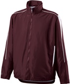  Adult Youth Pocketed Full Zip Hooded Jacket (AS, YS -Navy), (YXL -Maroon) MAROON/WHITE Pocket